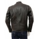 Mens Black And Brown Slimfit Stylish Classic Cafe Racer Tab Collar Real Leather Biker Jacket Mens Black And Brown Slimfit Stylish Classic Cafe Racer Tab Collar Real Leather Biker Jacket