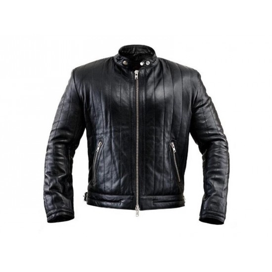 Mens Black Lining Lambskin Leather Jacket Mens Black Lining Lambskin Leather Jacket