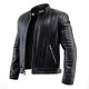 Mens Black Lining Lambskin Leather Jacket Mens Black Lining Lambskin Leather Jacket