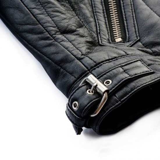 Mens Black Lining Lambskin Leather Jacket Mens Black Lining Lambskin Leather Jacket