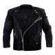 Mens Black Suede Leather Motorcycle Winters Jacket Mens Black Suede Leather Motorcycle Winters Jacket