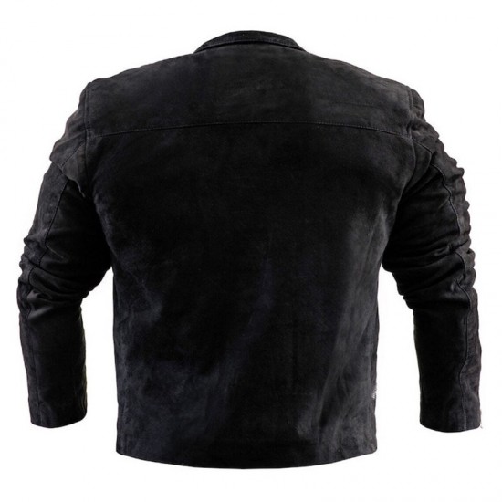 Mens Black Suede Leather Motorcycle Winters Jacket Mens Black Suede Leather Motorcycle Winters Jacket