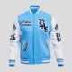 Mens Blue BnE Letterman Varsity Jacket Mens Blue BnE Letterman Varsity Jacket