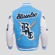 Mens Blue BnE Letterman Varsity Jacket Mens Blue BnE Letterman Varsity Jacket