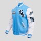 Mens Blue BnE Letterman Varsity Jacket Mens Blue BnE Letterman Varsity Jacket