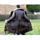 Mens Brown Shearling Distressed Brown Faux Fur Leather Long Winter Coat Mens Brown Shearling Distressed Brown Faux Fur Leather Long Winter Coat