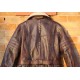 Mens Brown Shearling Distressed Brown Faux Fur Leather Long Winter Coat Mens Brown Shearling Distressed Brown Faux Fur Leather Long Winter Coat
