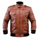 Mens Brown Winter Hooded Leather Bomber Jacket Mens Brown Winter Hooded Leather Bomber Jacket