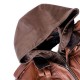 Mens Brown Winter Hooded Leather Bomber Jacket Mens Brown Winter Hooded Leather Bomber Jacket
