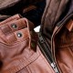 Mens Brown Winter Hooded Leather Bomber Jacket Mens Brown Winter Hooded Leather Bomber Jacket