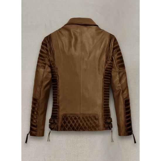 Mens Charles Burnt Tan Brown Leather Jacket Mens Charles Burnt Tan Brown Leather Jacket