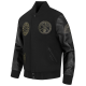 Mens Denver Nuggets Black Varsity Jacket Mens Denver Nuggets Black Varsity Jacket