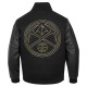 Mens Denver Nuggets Black Varsity Jacket Mens Denver Nuggets Black Varsity Jacket
