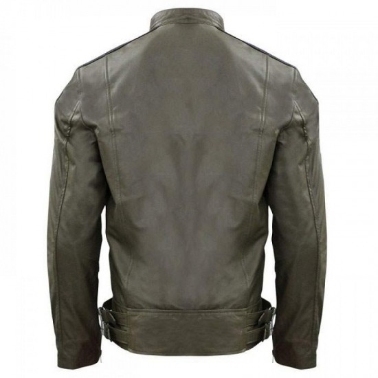 Mens Dirk Gentlys Holistic Detective Agency Samuel Barnett Leather Jacket Mens Dirk Gentlys Holistic Detective Agency Samuel Barnett Leather Jacket