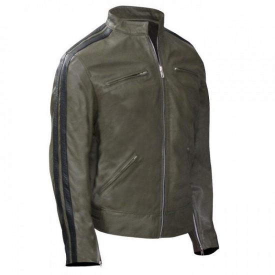 Mens Dirk Gentlys Holistic Detective Agency Samuel Barnett Leather Jacket Mens Dirk Gentlys Holistic Detective Agency Samuel Barnett Leather Jacket