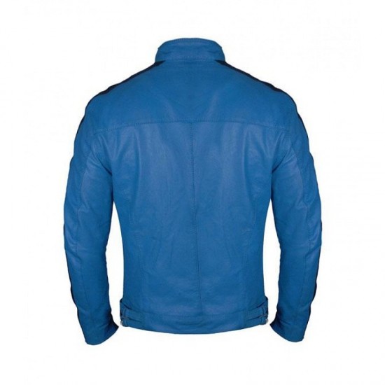 Mens Dirk Gentlys Holistic Detective Agency Samuel Barnett Leather Jacket Mens Dirk Gentlys Holistic Detective Agency Samuel Barnett Leather Jacket