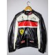 Ferrari Unisex Racing Biker Leather Jacket Ferrari Unisex Racing Biker Leather Jacket