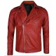 Mens Finn Balor WWE Superstar Balor Club Red Leather Jacket Mens Finn Balor WWE Superstar Balor Club Red Leather Jacket