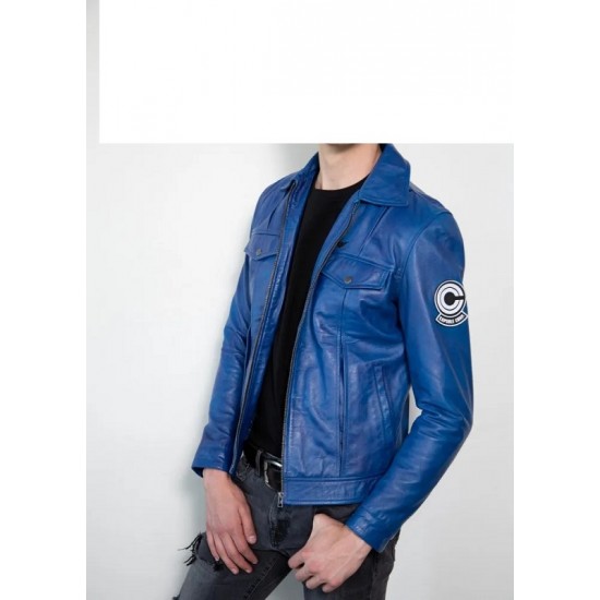 Mens Future Trunks Dragon Ball Leather Jacket Mens Future Trunks Dragon Ball Leather Jacket