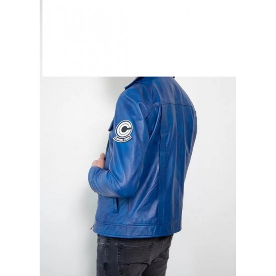 Mens Future Trunks Dragon Ball Leather Jacket Mens Future Trunks Dragon Ball Leather Jacket