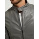 Mens Grey Leather Jacket Mens Grey Leather Jacket