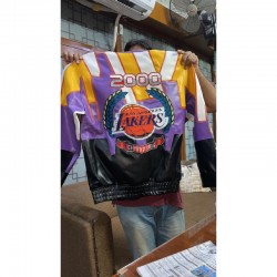 Lakers Los Angeles 2000 Championship Leather Jacket