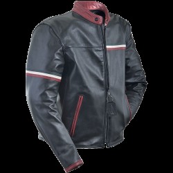 Mens Lanson Italia Classic Leather Jacket