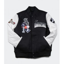 Mens MLB Chicago White Sox Gradient Logo Jacket
