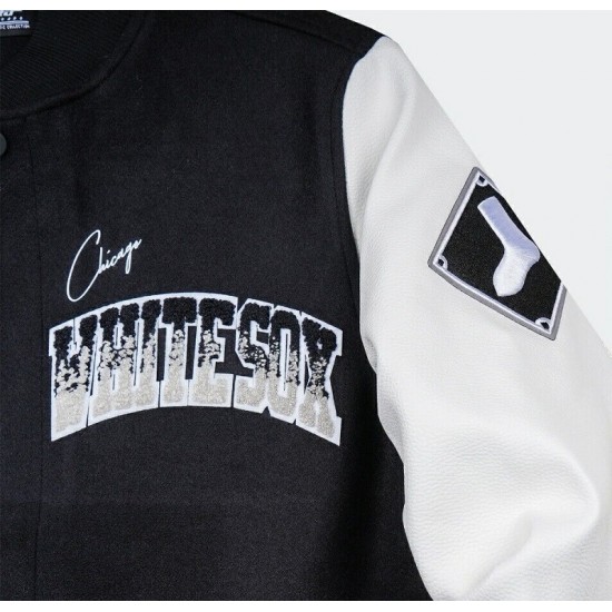 Mens MLB Chicago White Sox Gradient Logo Jacket