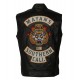 Mens Michael Irby MAYANS Biker Black Leather Vest Mens Michael Irby MAYANS Biker Black Leather Vest