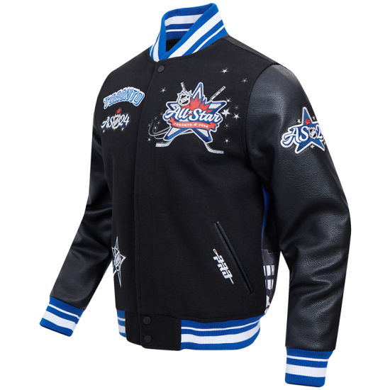 Mens NHL All Stars 2024 Rib Varsity Jacket