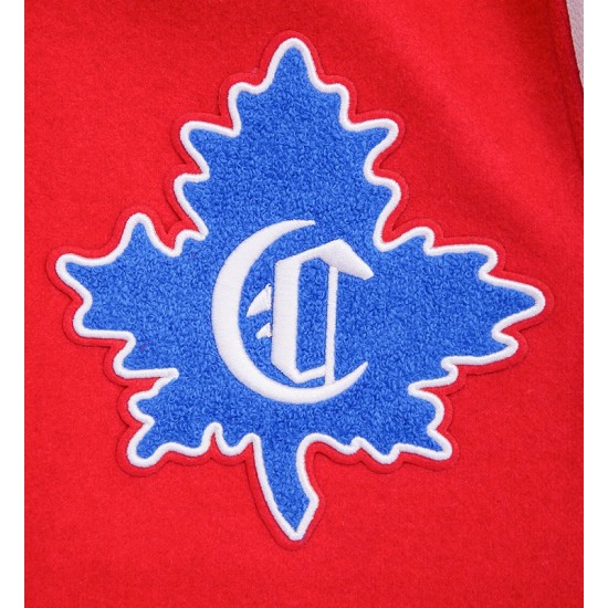 Mens NHL Montreal Canadiens Red Classic Varsity Jacket Mens NHL Montreal Canadiens Red Classic Varsity Jacket