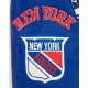 Mens NHL New York Rangers Off white Varsity Jacket Mens NHL New York Rangers Off white Varsity Jacket