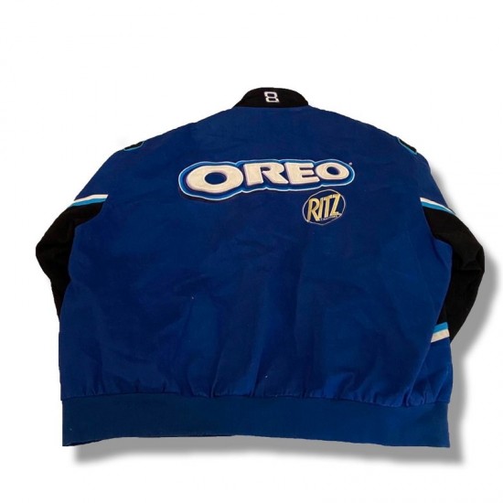 Mens Oreo Blue Vintage Racing Jacket Mens Oreo Blue Vintage Racing Jacket