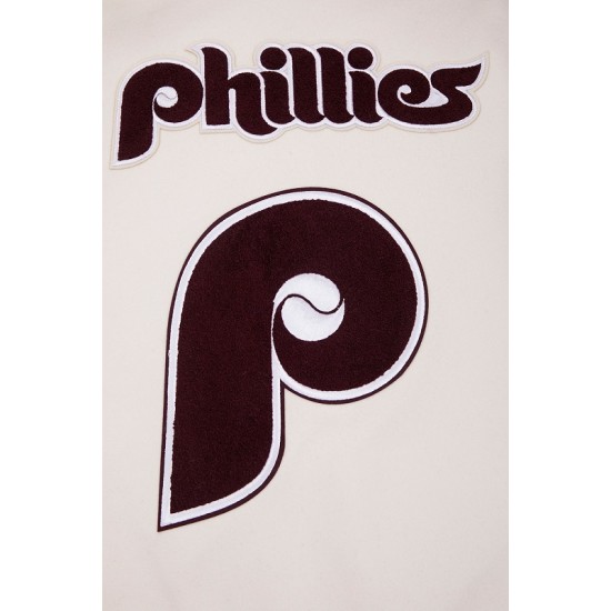 Mens Philadelphia Phillies Retro Classic Varsity Jacket Mens Philadelphia Phillies Retro Classic Varsity Jacket