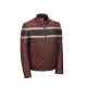 Mens Retro Red Waxed Vintage Jacket Mens Retro Red Waxed Vintage Jacket
