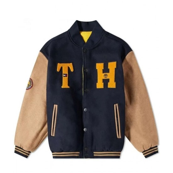 Mens Reversible Blue Varsity Jacket Mens Reversible Blue Varsity Jacket