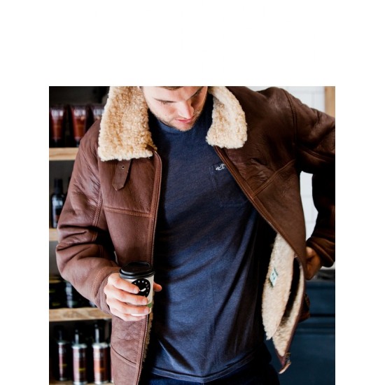 Mens Sheepskin Aviator Flying Jacket Mens Sheepskin Aviator Flying Jacket