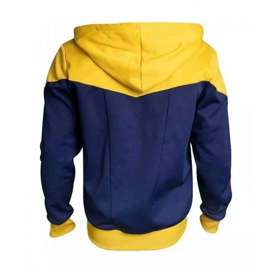 Mens Super Villain Athletic Gym Wear Gauntlet Logo Fleece Hoodie Jacket Mens Super Villain Athletic Gym Wear Gauntlet Logo Fleece Hoodie Jacket