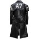 Mens Trench Coat A7 Fallout Vegas Veteran Ranger Real Black Sheep Leather Coat Mens Trench Coat A7 Fallout Vegas Veteran Ranger Real Black Sheep Leather Coat