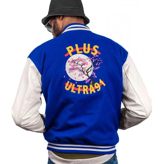 Men’s All Might Plus Ultra91 Letterman Jacket Men’s All Might Plus Ultra91 Letterman Jacket