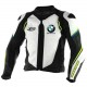 Men’s BMW White & Black Motorbike Leather Racing Jacket