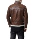 Men’s Biker Shearling Bomber Distressed Brown Leather Jacket Men’s Biker Shearling Bomber Distressed Brown Leather Jacket