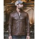 Men’s Biker Thompson Brown Leather Jacket Men’s Biker Thompson Brown Leather Jacket