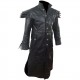 Men’s Black Genuine Leather Steampunk Gothic Duster Long Coat Men’s Black Genuine Leather Steampunk Gothic Duster Long Coat