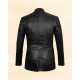 Men’s Black Medieval Leather Blazer Men’s Black Medieval Leather Blazer