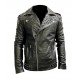 Men’s Black Punk Motorcycle Jacket with Silver Spikes Biker Studded Leather Jacket Men’s Black Punk Motorcycle Jacket with Silver Spikes Biker Studded Leather Jacket