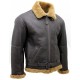 Men’s Black RAF Aviator Vintage Real Shearling Sheepskin Flying Leather Jacket Men’s Black RAF Aviator Vintage Real Shearling Sheepskin Flying Leather Jacket