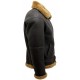 Men’s Black RAF Aviator Vintage Real Shearling Sheepskin Flying Leather Jacket Men’s Black RAF Aviator Vintage Real Shearling Sheepskin Flying Leather Jacket