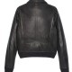 Men’s Black Sheepskin Leather Aviator Jacket with Removable Fur Collar Men’s Black Sheepskin Leather Aviator Jacket with Removable Fur Collar